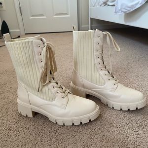 Beige Boots (Size 10)